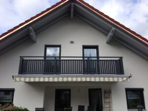 Pulverbeschichteter Balkon