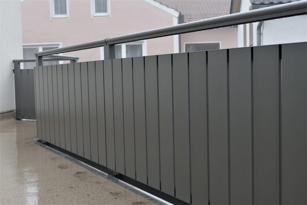 Innenansicht Aluminiumbalkon
