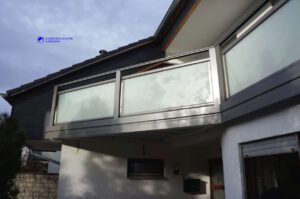 Glasbalkon Vaduz Glas