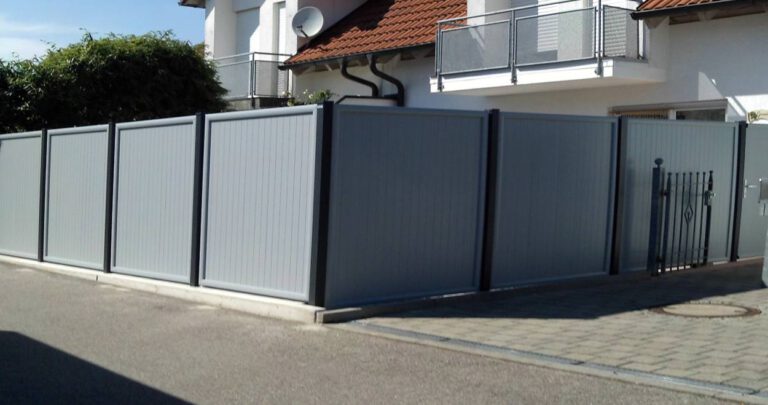 Sichtschutzwand Aluminium München