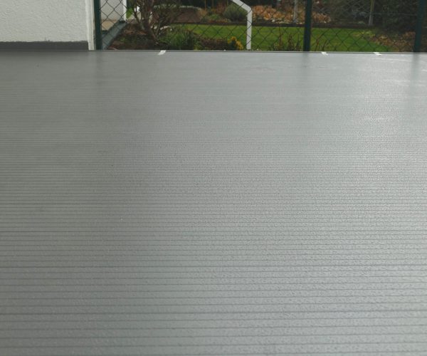 Terasendielen grau Aluminium Boden